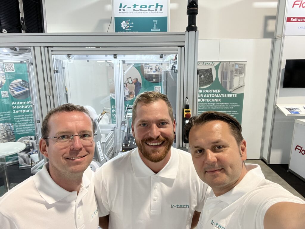 Messeteam von k-tech bedankt sich für die Messe Zürich all about automation